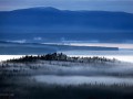 Dimma över Storsjön i Jämtland